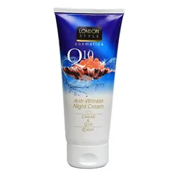 کرم ضد چروک شب لندن استایل حاوی خاویار و Q10 حجم 150