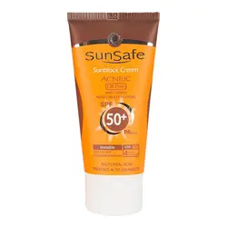 کرم ضد آفتاب بی رنگ آنتی آکنه سان سیف +SPF50 حجم 50 میل