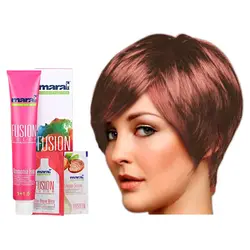 رنگ مو بدون آمونیاک فیوژن مارال رنگ ماری گلد شماره 8.691