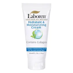 کرم آبرسان بی رنگ حاوی کلاژن لابورن مناسب پوست خشک و نرمال