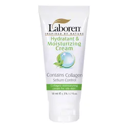 کرم آبرسان بی رنگ حاوی کلاژن لابورن مناسب پوست چرب و جوش دار