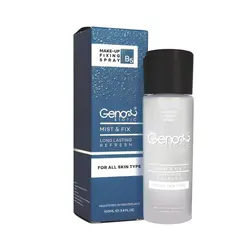 اسپری رطوبت رسان و تثبیت کننده آرایش ژنوبایوتیک مدل Mist &amp; Fix حجم 100 میل