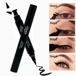 خط چشم ماژیکی دو طرفه استامپ دار سدام رنگ قهوه ای