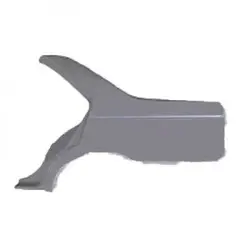 گلگیر عقب cng پژو پارس چپ سوراخ دار