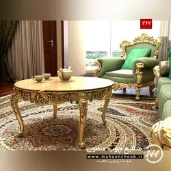 میز جلو مبلی مدل کاج