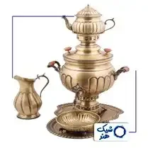 ست سماور 5 تکه برنجی (3 لیتری)