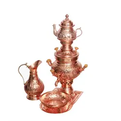 ست سماور 5 تکه مسی (6 لیتری)