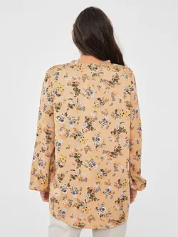 بلوز یقه خدمه چین دار LCWAIKIKI