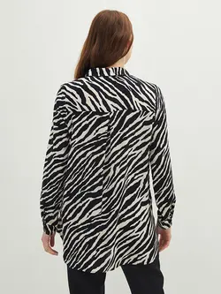 شومیز طرح zebra برند lcwaikiki