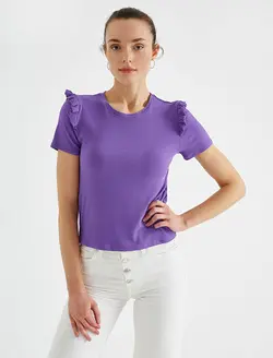 بلوز کوتاه ساده KOTON