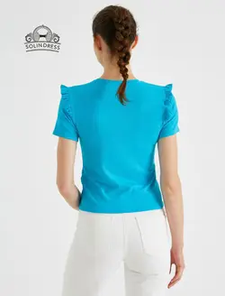 بلوز کوتاه ساده KOTON