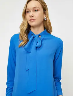 بلوز یقه کراواتیKOTON