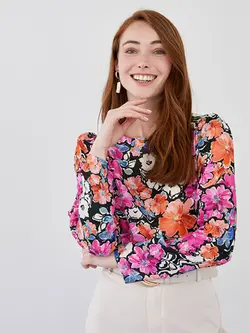 بلوز تمام گل السی وایکیکی