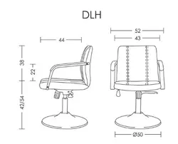 صندلی آرایشگاهی آرتمن DLH662 و صندلی کانتر آرتمن DLH662 - فروشگاه اینترنتی نشین کالا