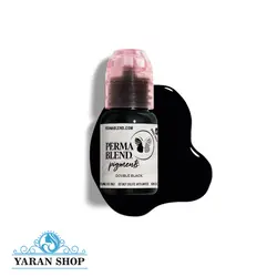 رنگ تاتو پرمابلند دابل بلک 15 میل – PERMA BLEND Double black