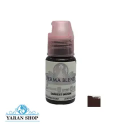 رنگ تاتو پرمابلند دارکست بروان 10 میل – PERMA BLEND Darkest Brown