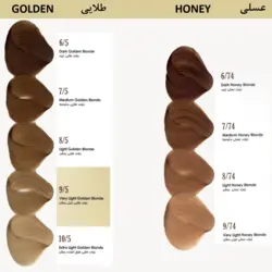 رنگ مو داماسک رز بلوند شنی تیره شماره 6.53 - Damask Rose