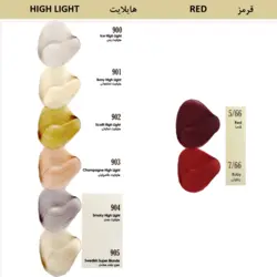 رنگ مو داماسک رز پر کلاغی شماره 1.1 - Damask Rose