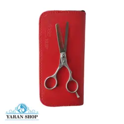قیچی پیتاژ آرایشگاهی شی رز مدل - 103p (با کیف محافظ)