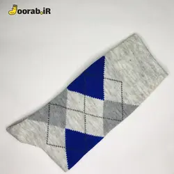 جوراب ساق دار مردانه طرح شطرنجی | جوراب - Joorab.ir