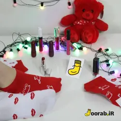 جوراب مچی زنانه فانتزی طرح عشق | جوراب - Joorab.ir