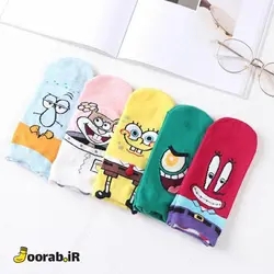 جوراب مچی طرح کارتونی باب اسفنجی | جوراب - Joorab.ir
