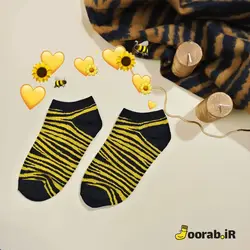 جوراب مچی زنانه طرح ببری | جوراب - Joorab.ir