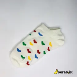 جوراب مچی بچگانه طرح قلب | جوراب - Joorab.ir