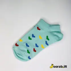 جوراب مچی بچگانه طرح قلب | جوراب - Joorab.ir