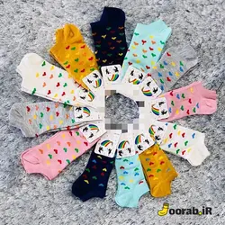 جوراب مچی بچگانه طرح قلب | جوراب - Joorab.ir