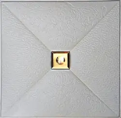 پنل دیواری چرمی نگین دار D135