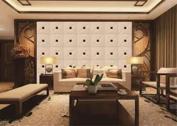 پنل دیواری چرمی نگین دار D135
