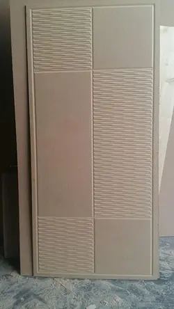 درب MDF سه میل خام