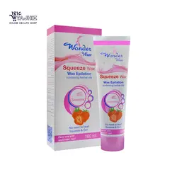 موم اپیلاسیون تیوپی توت فرنگی واندروکس 100 میلی لیتر