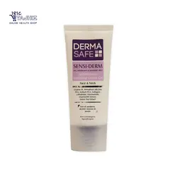کرم ژل مرطوب کننده پوست خشک و حساس درماسیف DERMA SAFE حجم۴۰ میلی لیتر