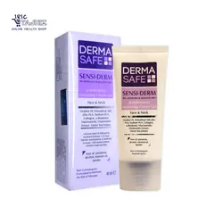 کرم ژل مرطوب کننده پوست خشک و حساس درماسیف DERMA SAFE حجم۴۰ میلی لیتر