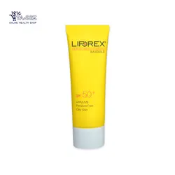 کرم ضد آفتاب بی رنگ لیپورکس LIPOREX مناسب پوست نرمال تا چرب 30 میلی لیتر