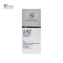 کرم ضد آفتاب مناسب انواع پوست سانیورا SPF 50 SUNIVERA (بی رنگ)