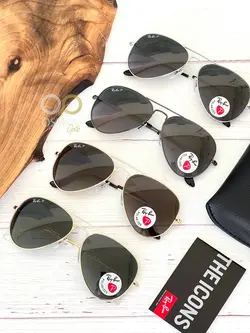 عینک آفتابی ریبن خلبانی پلاریزه هایلایت مدل Ray Ban RB3025 POLARIZED