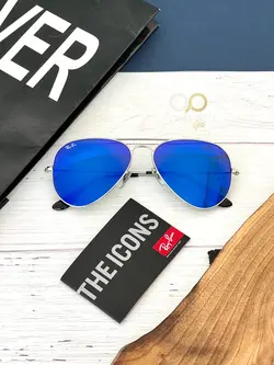 عینک آفتابی ریبن خلبانی آینه‌ای مدل Ray Ban Aviator RB3025-RB3026