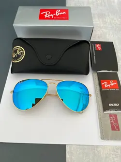 عینک آفتابی ریبن خلبانی آینه‌ای مدل Ray Ban Aviator RB3025-RB3026