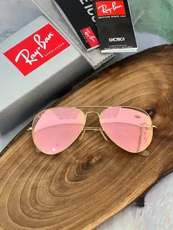 عینک آفتابی ریبن خلبانی آینه‌ای مدل Ray Ban Aviator RB3025-RB3026