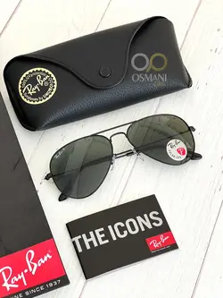 عینک آفتابی ریبن خلبانی پلاریزه مدل Ray Ban AVIATOR LARGE METAL RB3025