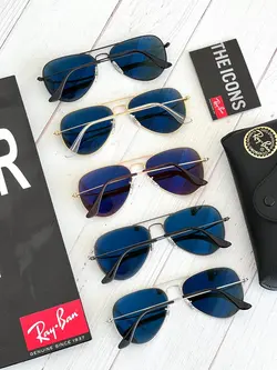 عینک آفتابی ریبن خلبانی پلاریزه مدل Ray Ban AVIATOR LARGE METAL RB3025