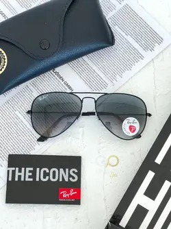 عینک آفتابی ریبن خلبانی پلاریزه مدل Ray Ban AVIATOR LARGE METAL RB3025