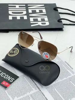 عینک آفتابی ریبن خلبانی پلاریزه مدل Ray Ban AVIATOR LARGE METAL RB3025