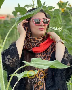 عینک آفتابی زنانه فندی گربه ای مدل FENDI CAT