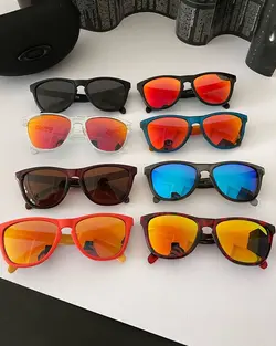 عینک آفتابی زنانه و مردانه اوکلی مدل OAKLEY FrogSkins