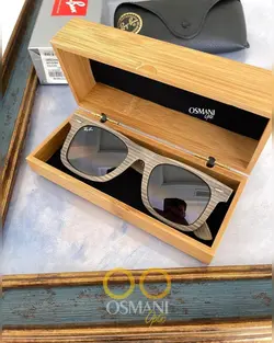 عینک آفتابی ریبن ویفرر چوبی مدل Ray Ban RB2140 Wayfarer