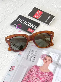 عینک آفتابی زنانه و مردانه ریبن مدل Ray Ban RB2186 State Street